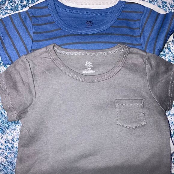 Carter’s & Yoga Sprout, Long & Short Sleeve Graphic One Piece Bodysuits Baby 24M - Picture 3 of 10